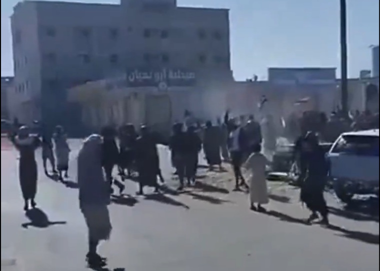 اثناء المواجهات 