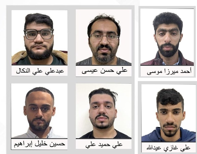 المقبوض عليهم