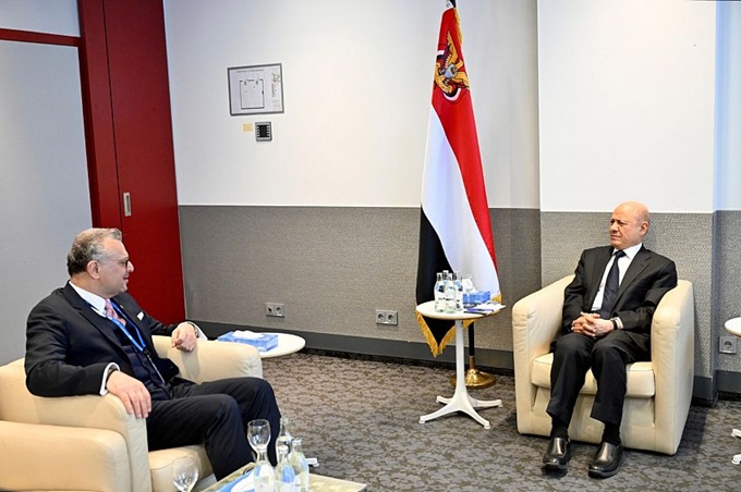 العليمي مع مسعد بولس